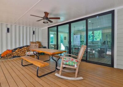 Unique container home, quirky vacation rental by the water in North Georgia | Headstrong Properties